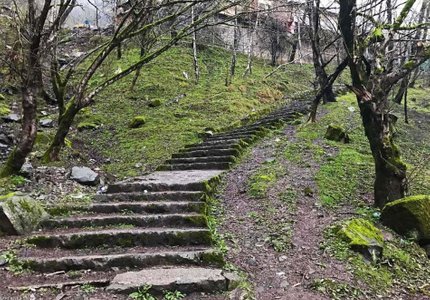 پله های سنگی پارک جنگلی صفارود | Photo by : z.zk66